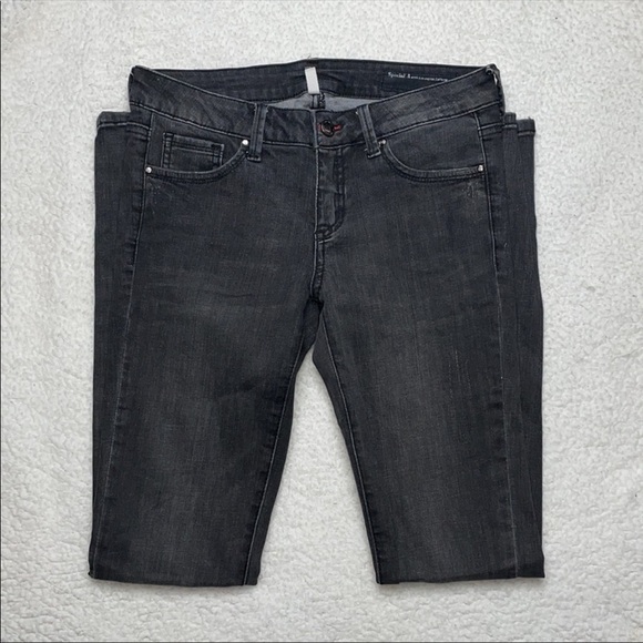 Special A Jeans Denim Black Stretch Skinny Size 3 - Picture 4 of 11